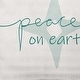 preview thumbnail 2 of 12, Peace on Earth Christmas Soft Spun Polyester Decorative Throw Pillow