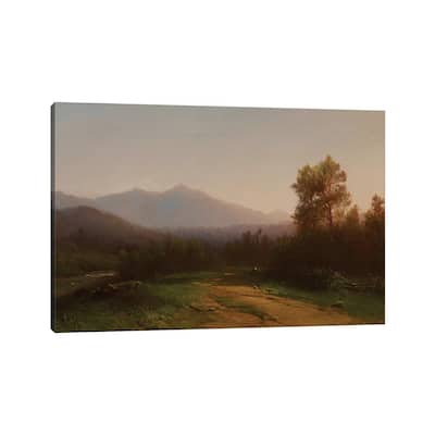 iCanvas "Hudson River Landscape, c.1860-5 " by Homer Dodge Martin Canvas Print
