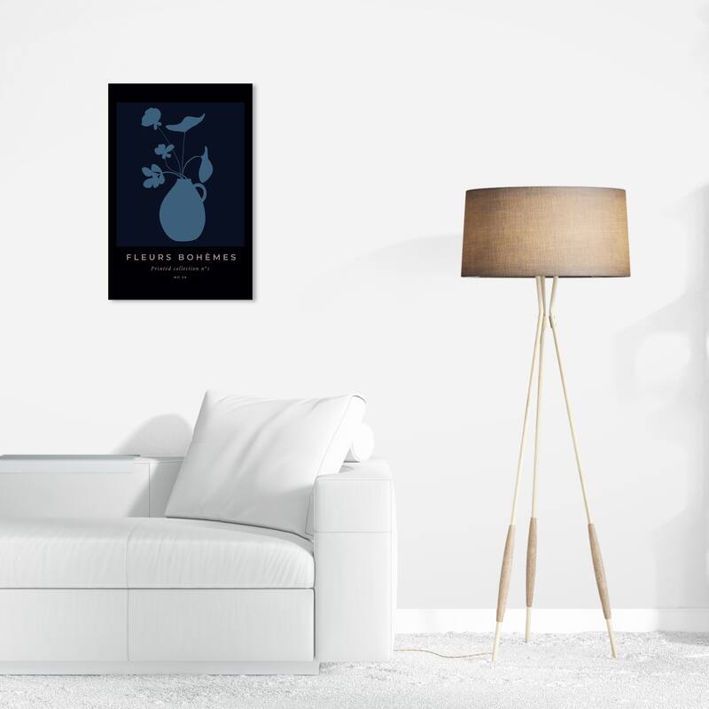 Wynwood Studio Canvas Floral and Botanical Fleurs Bohemes Print III Wall Art Canvas Print - 16 x 24