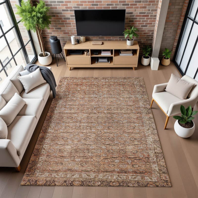 Premium Washable Super Soft Vintage Traditional Mayfield Rug