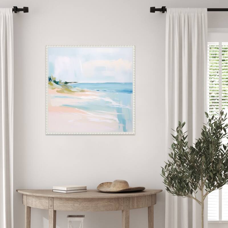 Reflection of Beach No. 2 by Irena Orlov Framed Canvas Wall Art Print