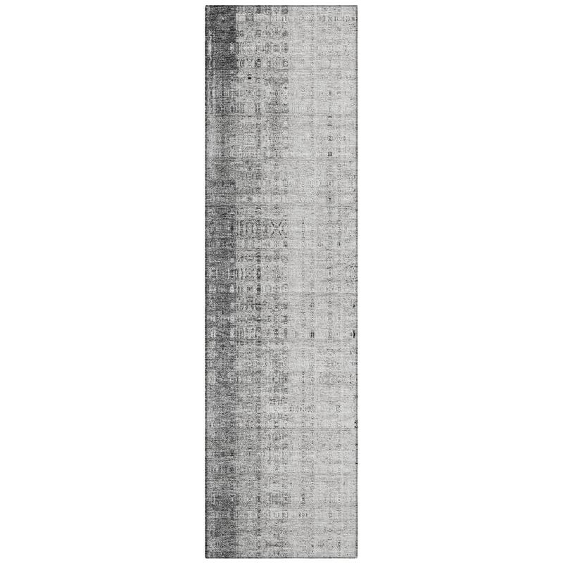 Machine Washable Indoor/ Outdoor Contemporary Ombre Chantille Rug