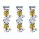 preview thumbnail 1 of 2, Abode Homewares Lemon Orchard Acrylic Drinking Glass - Yellow - Set of 6 21.6 oz