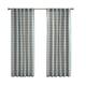 Madison Park Salford Plaid Rod Pocket and Back Tab Single Curtain Panel with Fleece Lining