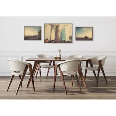 Kate and Laurel Sylvie Beach Canvas Art Set by Saint and Sailor Studios