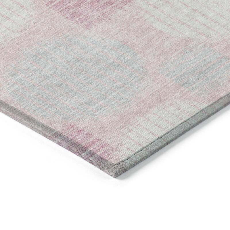 HomeRoots Geometric Transitional Rectangle Outdoor Rug