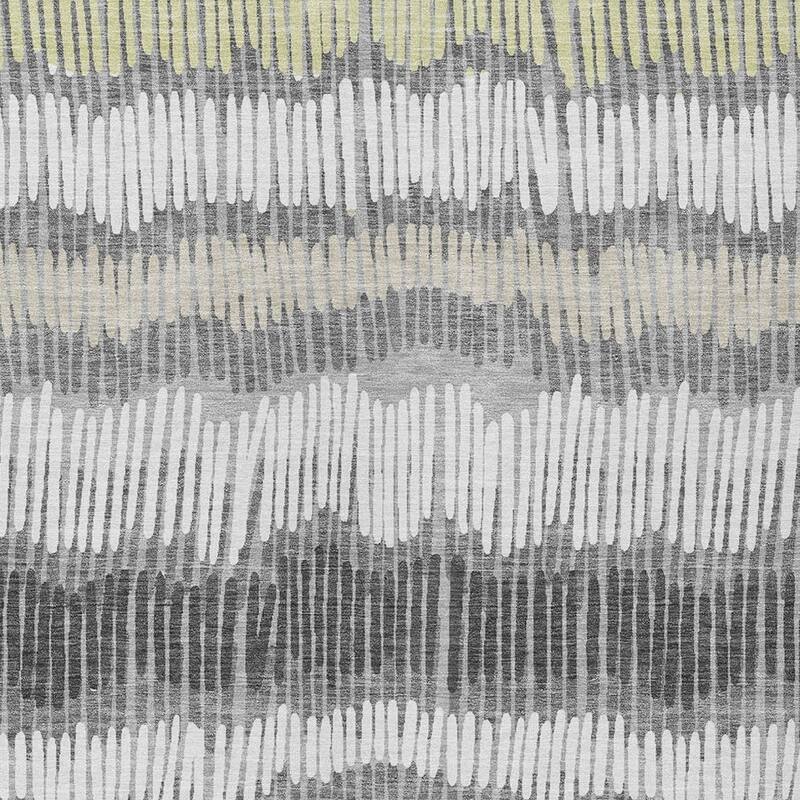 HomeRoots Striped Transitional Rectangle Outdoor Rug