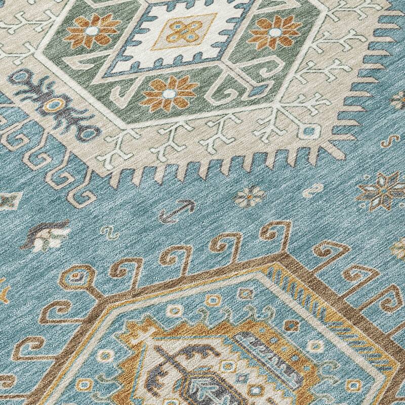 Machine Washable Indoor/ Outdoor Global Akron Chantille Rug