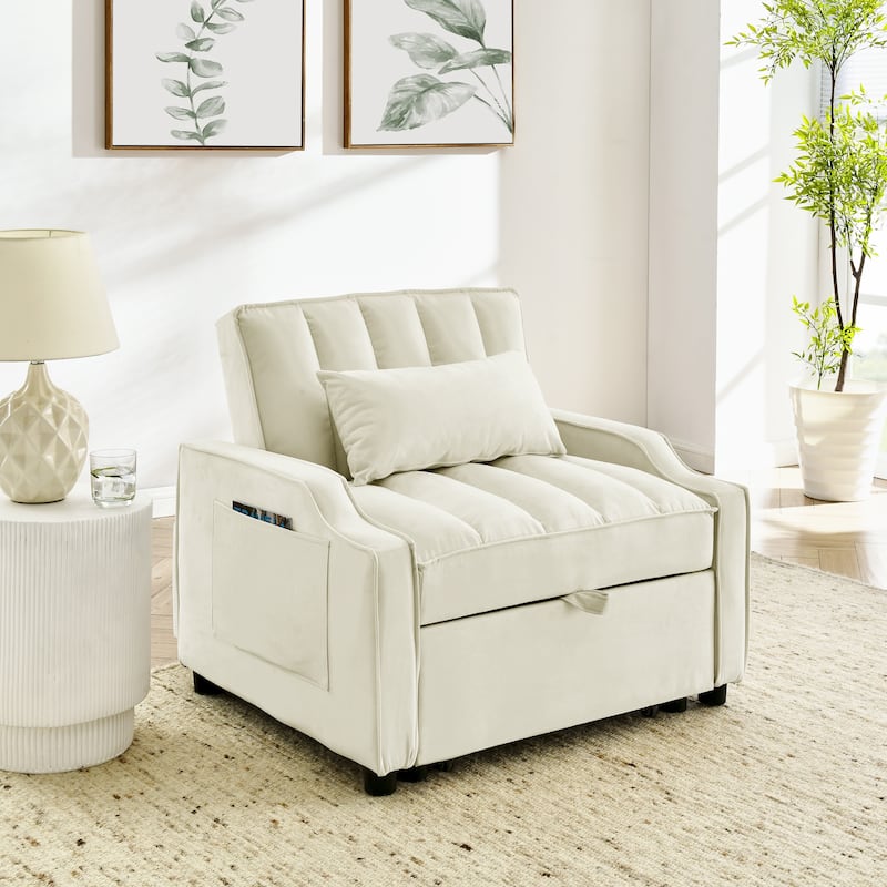 velvet loveseat sofa couch pull out bed