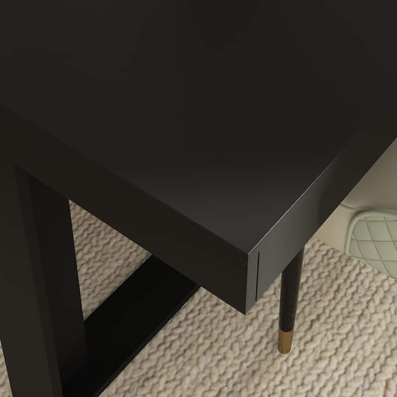 Business Furniture 86.6W x 47.2D Conference Table with Wood Base Desk