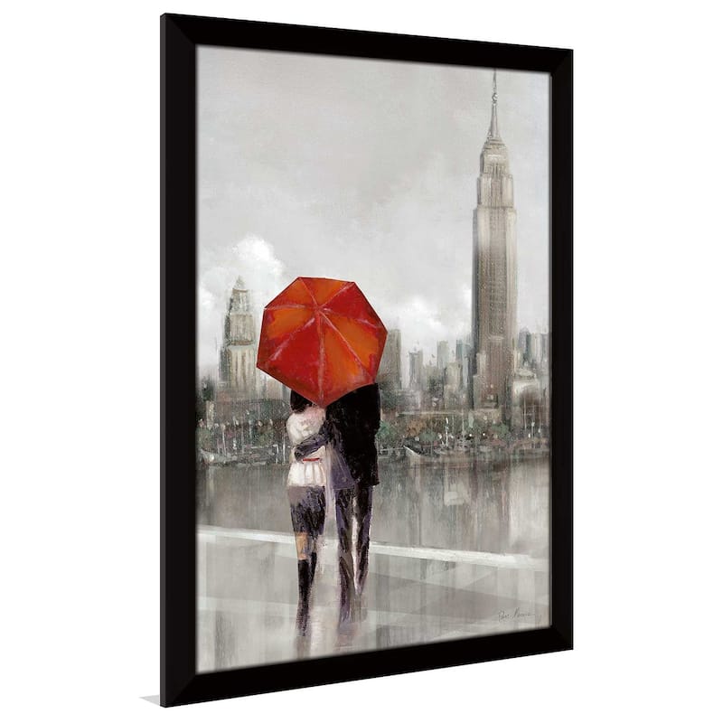 "Modern Couple In NY" by Ruane Manning Print on Acrylic.