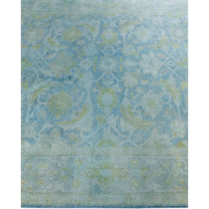Vibrance, One-of-a-Kind Hand-Knotted Area Rug - Gray, 6' 2" x 9' 5" - 6' 2" x 9' 5"