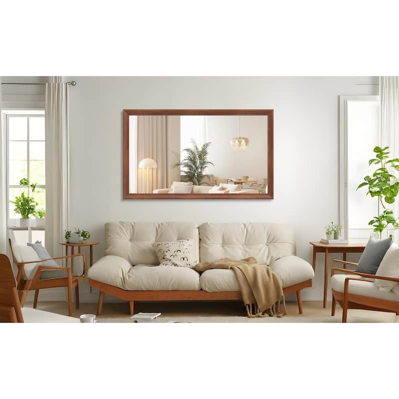 60"x36" Oversized Modern Rectangle Bathroom Mirror,Vertical or Horizontal Wall Mounted mirror with Aluminum Frame