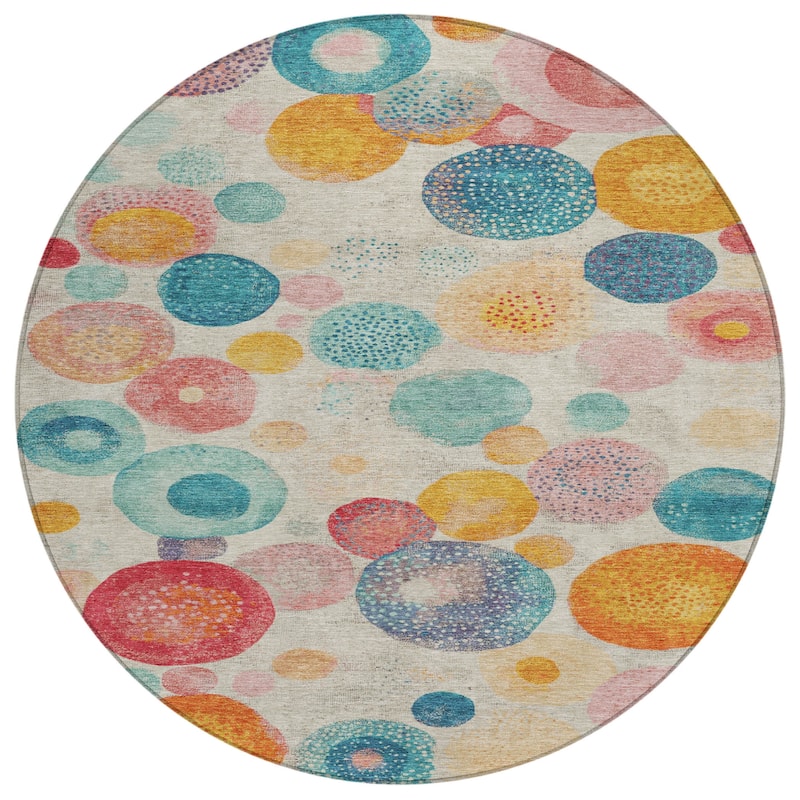 HomeRoots Geometric Transitional Rectangle Outdoor Rug