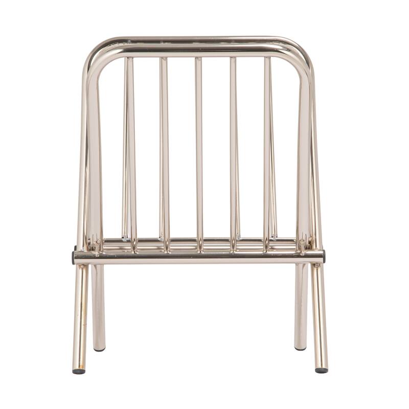 Metal Magazine Rack - 12.13"L x 9.88"W x 15.13"H
