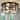 Clyno Mid-Century Modern 3-Light Black Seeded Glass Drum Flush Mount Light - D 13" x H 6"