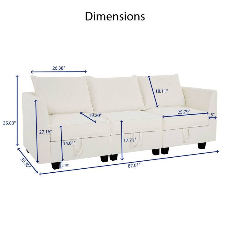 Modern Modular DIY Collection - Sturdy Wooden Frame - Versatile & Stylish Furniture for Living Room Bedroom