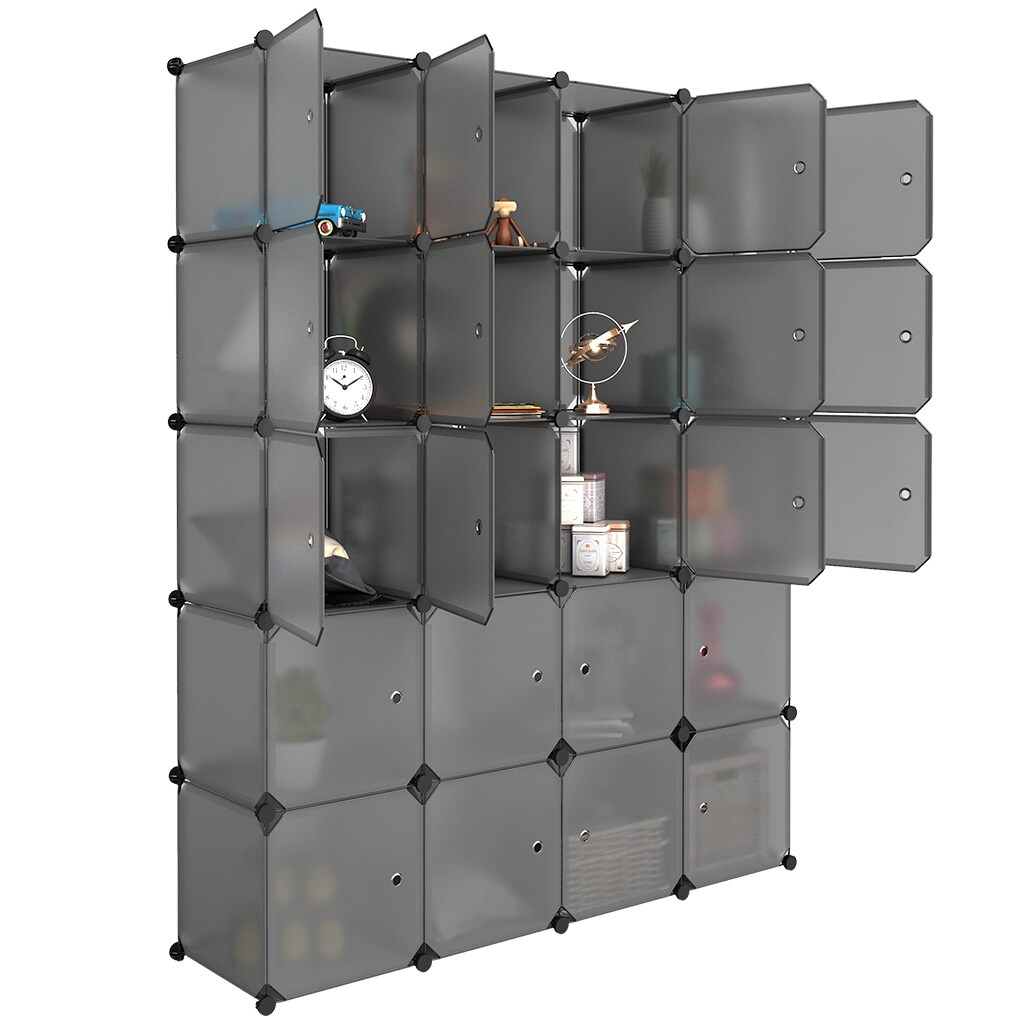 Shop Langria 20 Cube Organizer Stackable Plastic Cube Storage