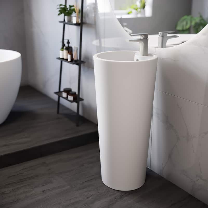 Monaco Circular Basin Pedestal sink