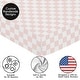 preview thumbnail 5 of 4, Sweet Jojo Designs Pink Gingham Checkered Plaid Girl 2 Pack Fitted Crib Sheets - Solid Blush & Vintage, Classic, Checkerboard