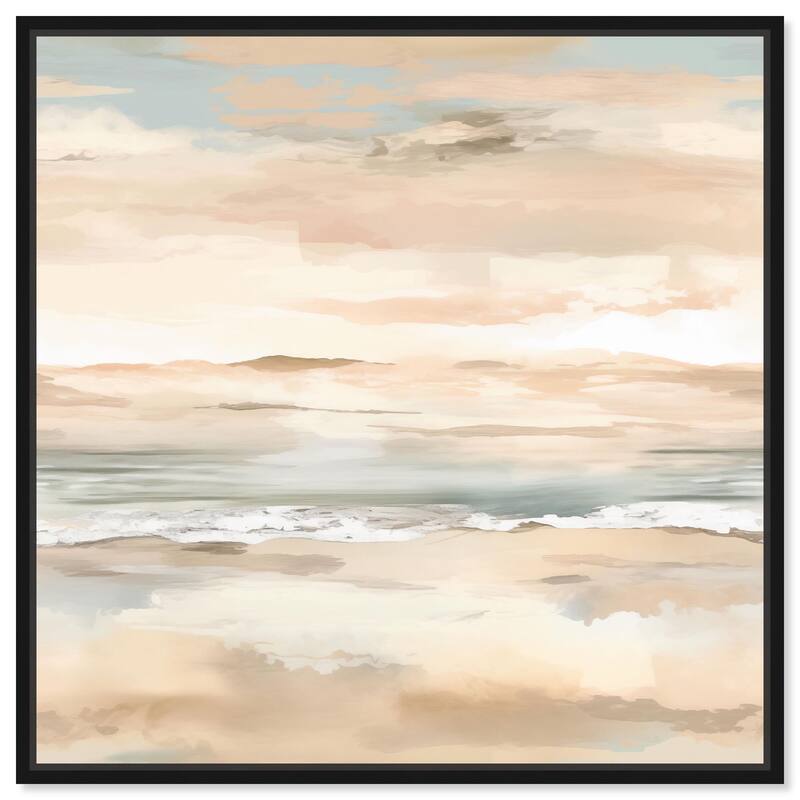 Roseate Skyfall II Canvas by Art Remedy - Black - 40" x 40"