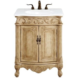 Elegant Lighting VF-1008-VW Danville 30" Tall Cabinet and Quartz