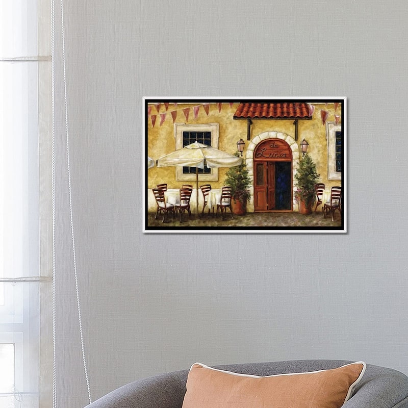 iCanvas "Cafe XIV" by Malenda Trick Framed Canvas Print