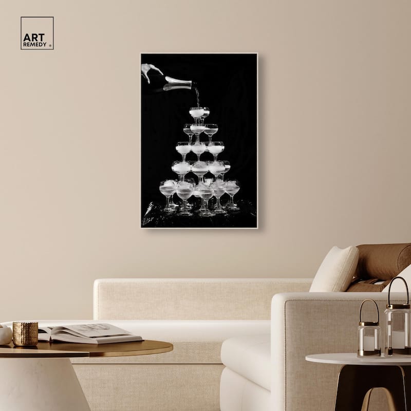 Overflowing Celebration Canvas by Art Remedy