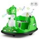 preview thumbnail 1 of 4, 12V Ride on Bumping Toy w/Remote Control & Spray for Toddlers Aged 2-5 - Green Green