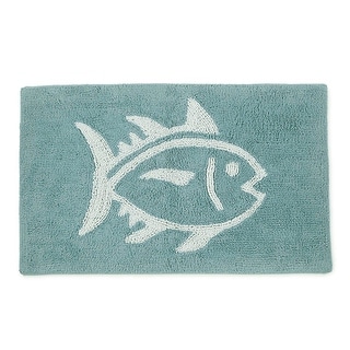 Southern Tide Skipjack Reversible Cotton Bath Rug