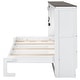 preview thumbnail 42 of 58, GDFStudio - Modern Wooden Murphy Bed Cabinet with LED Light and Desk