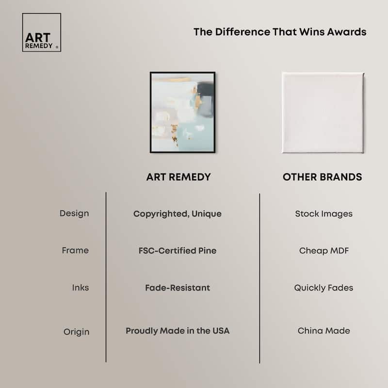 Misty Luxe I Canvas by Art Remedy