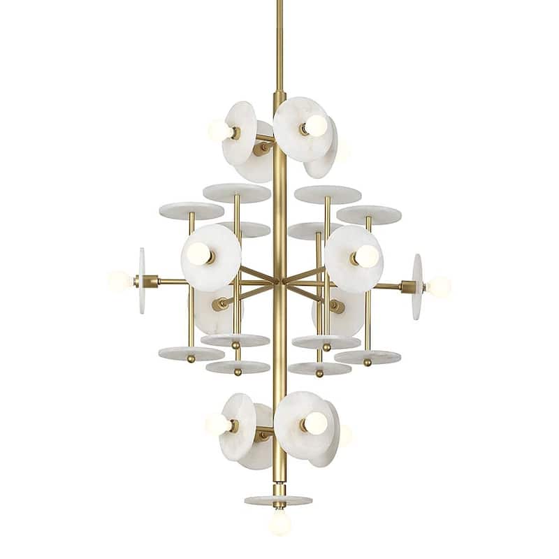 Savoy House 1-1592-15 Amani 15 Light 30" Wide Sputnik Chandelier - Royal Gold