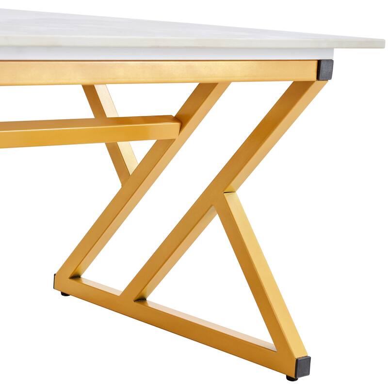A Coffee Table Is Made Of Rock Slab Material