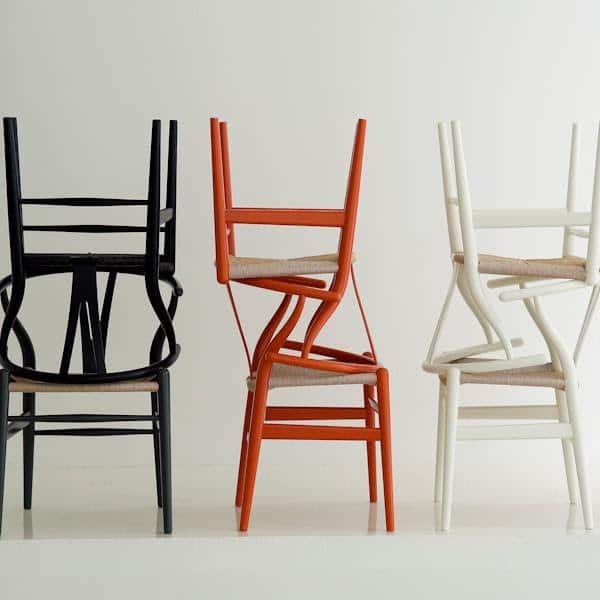 Shop 2xhome Orange Designer Modern Style Wood Armchair Dining Room