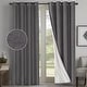 preview thumbnail 7 of 12, PrimeBeau Thermal Insulated Blackout Curtains w/Waterproof Coating Grey - 84 Inches