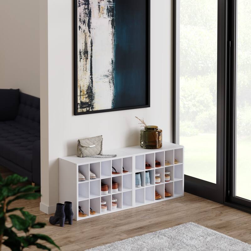 ClosetMaid Stackable Storage 15-Shoe Cube Organizer