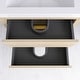 preview thumbnail 164 of 191, Wood Wall-Mounted Bathroom Vanity with Sink and Soft Close Drawers