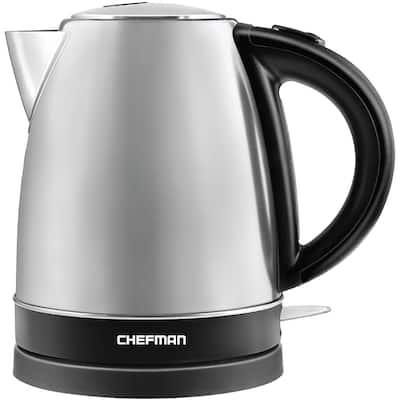 Chefman Electric Kettle, Stainless Steel, 1.7 Liter