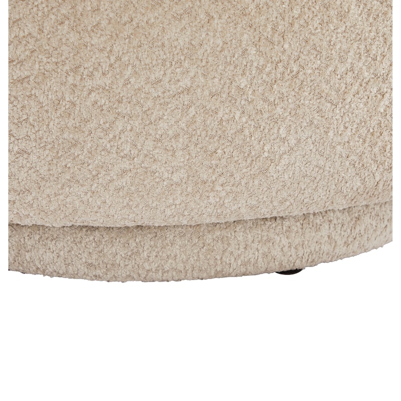 Fabric Swivel Chair with Metal Frame
