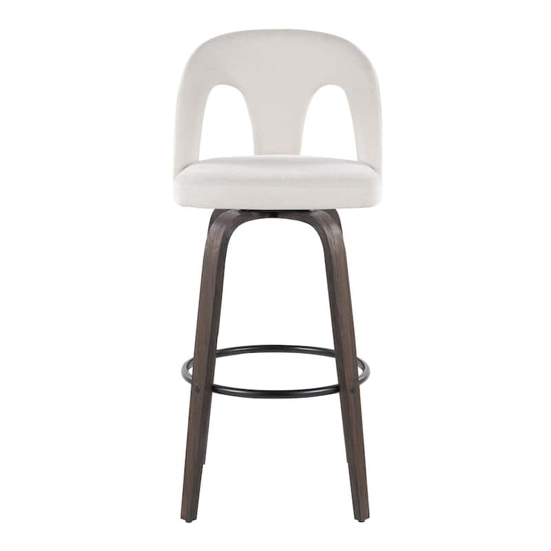 Ava Upholstered 30" Fixed-Height Counter Stool - Set of 2