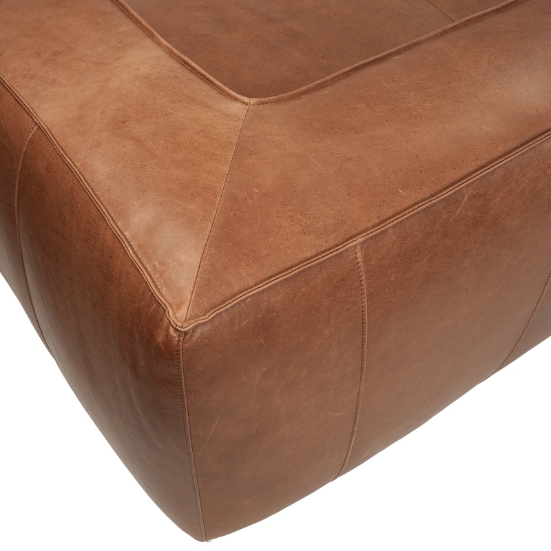UR livingroom Full Aniline Leather Sofa Modern Genuine Leather Sofa Couch for Living Room - 100"W x 43"D x 26.25"H