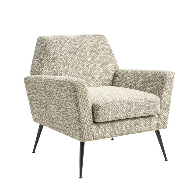 Silas Modern Armchair with Metal Legs by HULALA HOME
