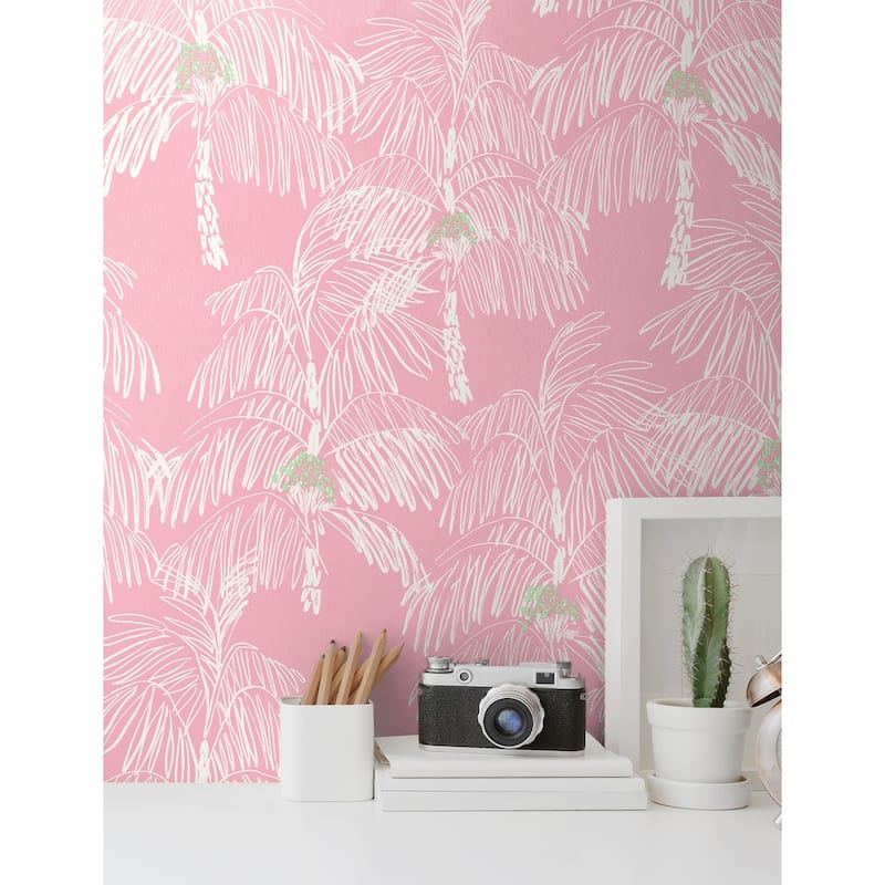 NextWall Palm Beach Peel and Stick Wallpaper