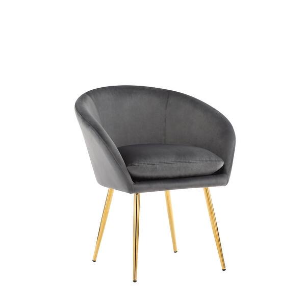 Shop Porthos Home Lakia Dining Chairs Velvet Upholstery Gold Metal Legs On Sale Overstock 31284716