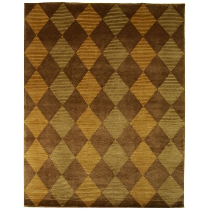 SAFAVIEH Couture Hand-knotted Tibetan Katharien Modern Wool Rug - 8' x 10' - Multi