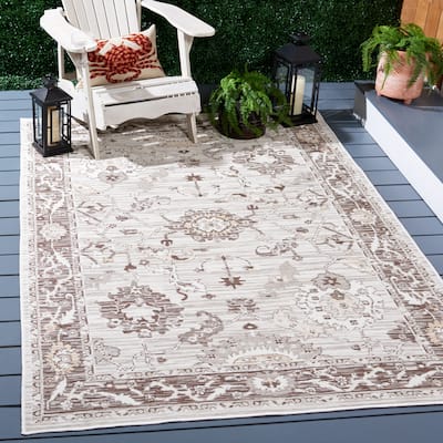 SAFAVIEH Sunrise Azzah Indoor/Outdoor Waterproof Rug - 4' x 5'7"