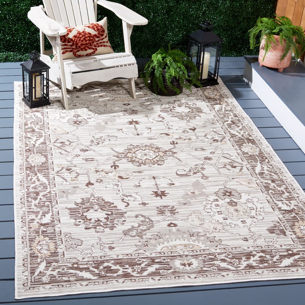 SAFAVIEH Sunrise Azzah Indoor/Outdoor Waterproof Rug - 4' x 5'7"