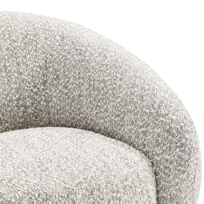 Furniture of America Erynn Modern 42-inch Boucle Swivel Accent Chair