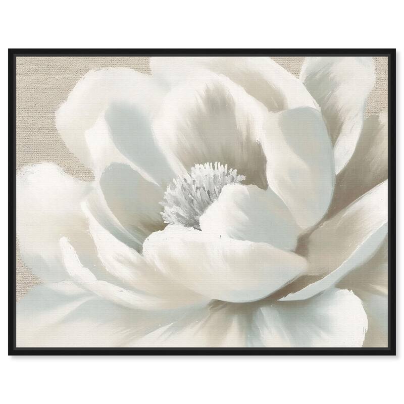 Silken Sepal II Canvas by Art Remedy - Black - 45" x 36"